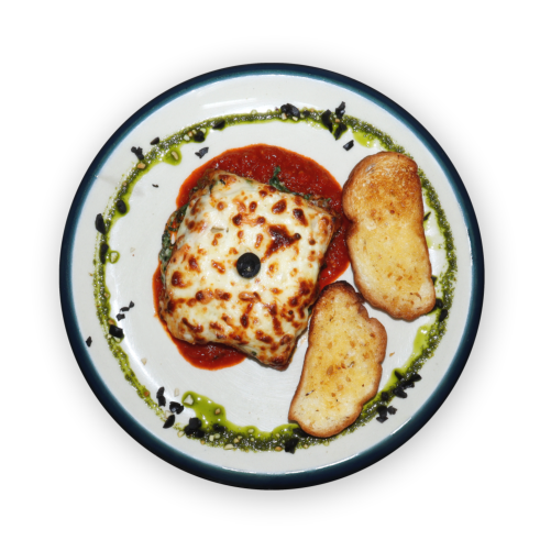 Naked Lasagna With Olive Dust & Baby Loaf Little French House